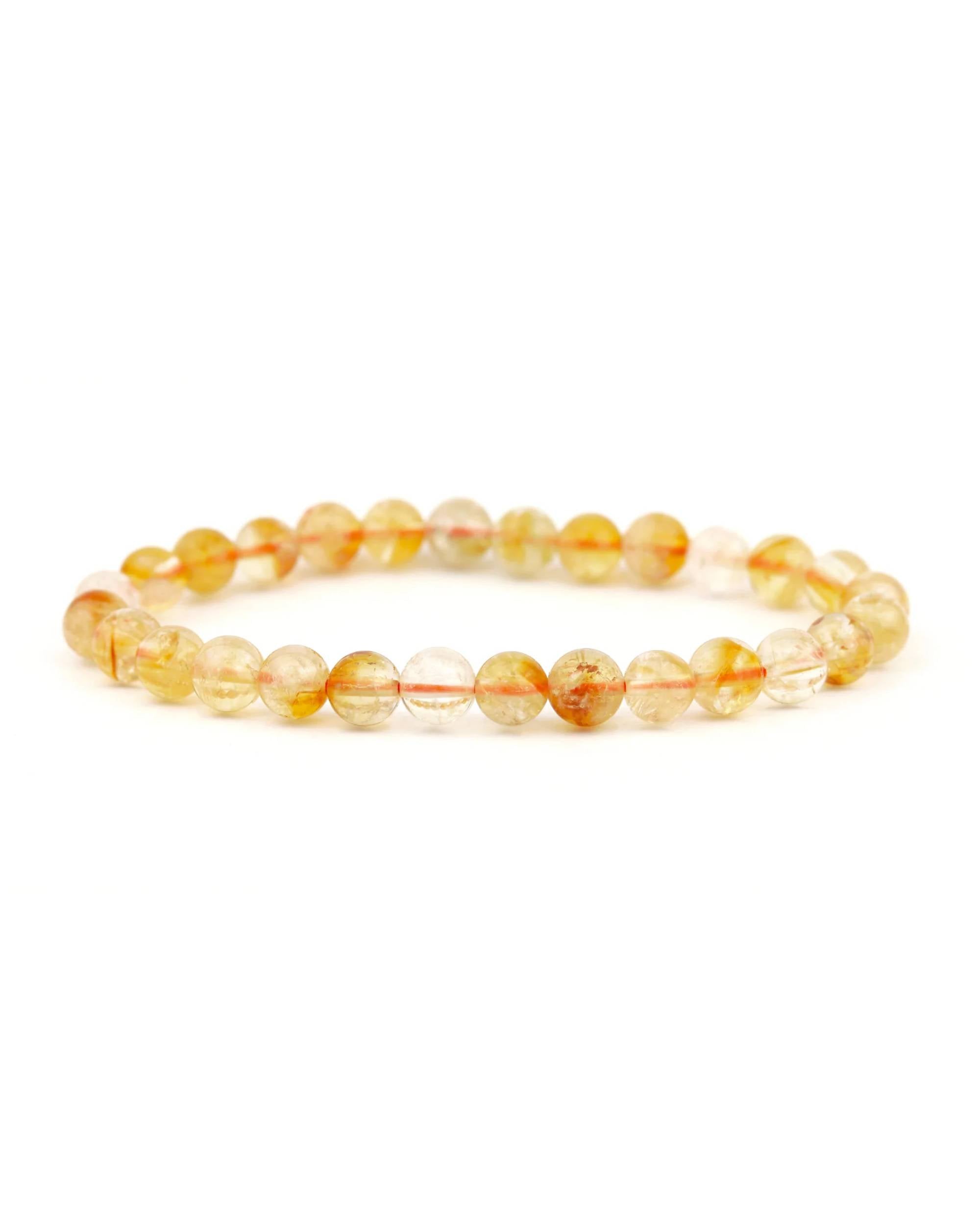Citrine 6mm Bracelet