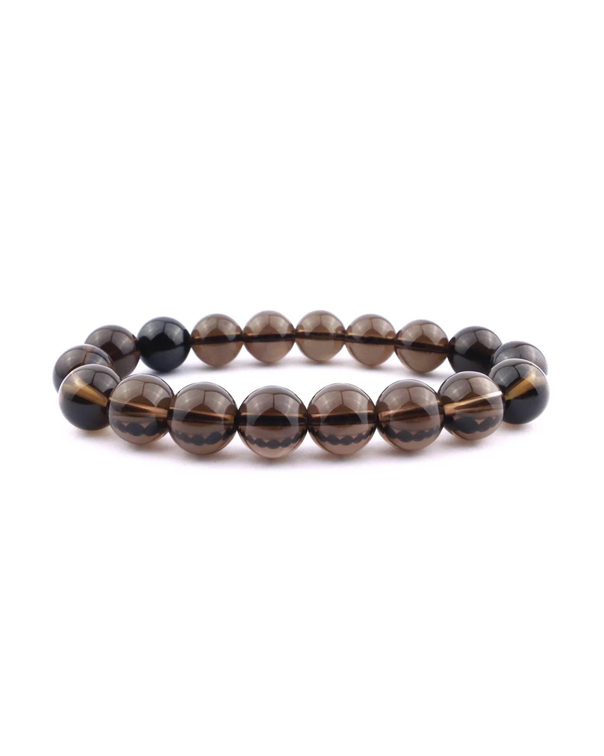 Smoky Quartz 10mm Bracelet