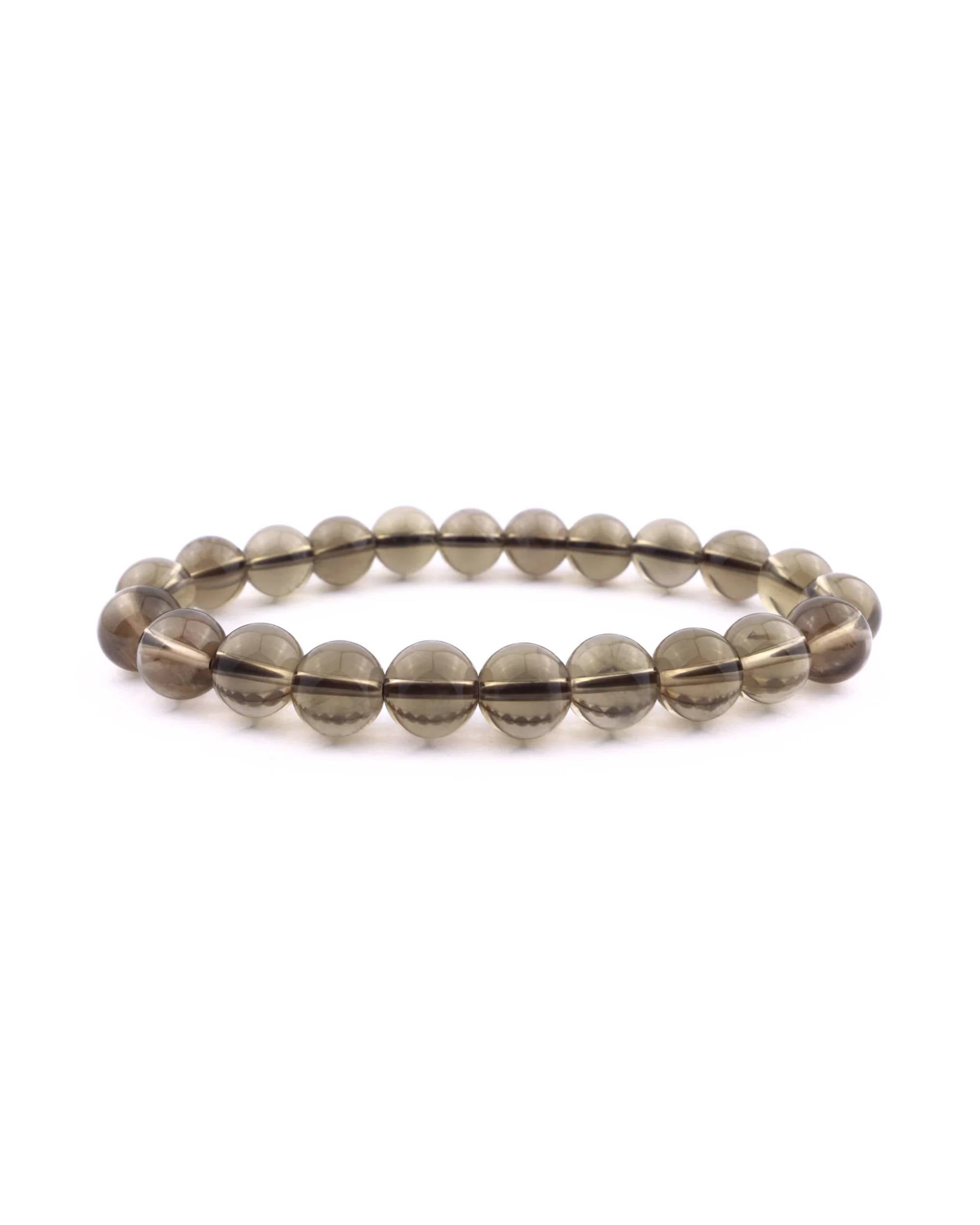 Smoky Quartz 8mm Bracelet