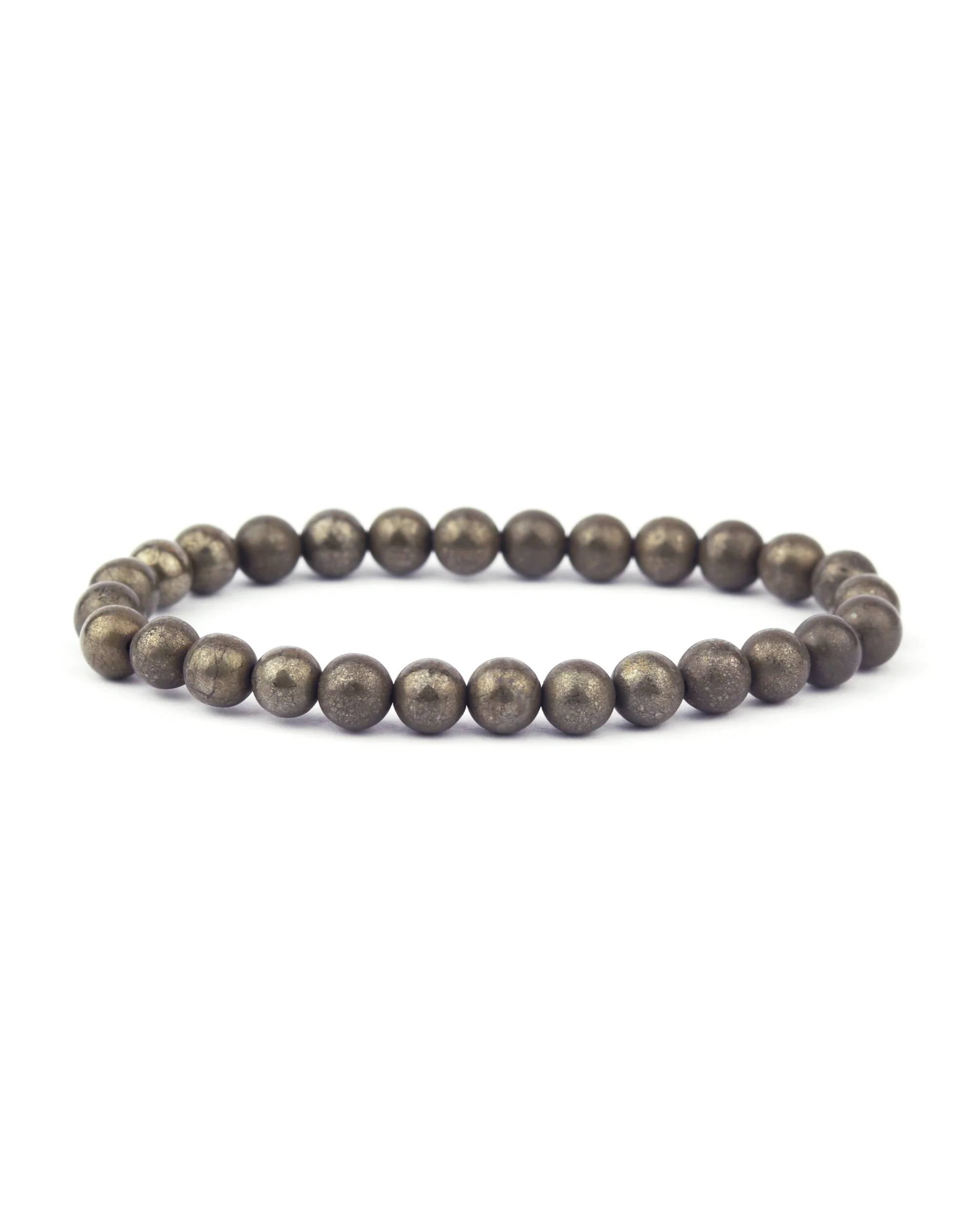 Pyrite 6mm Bracelet
