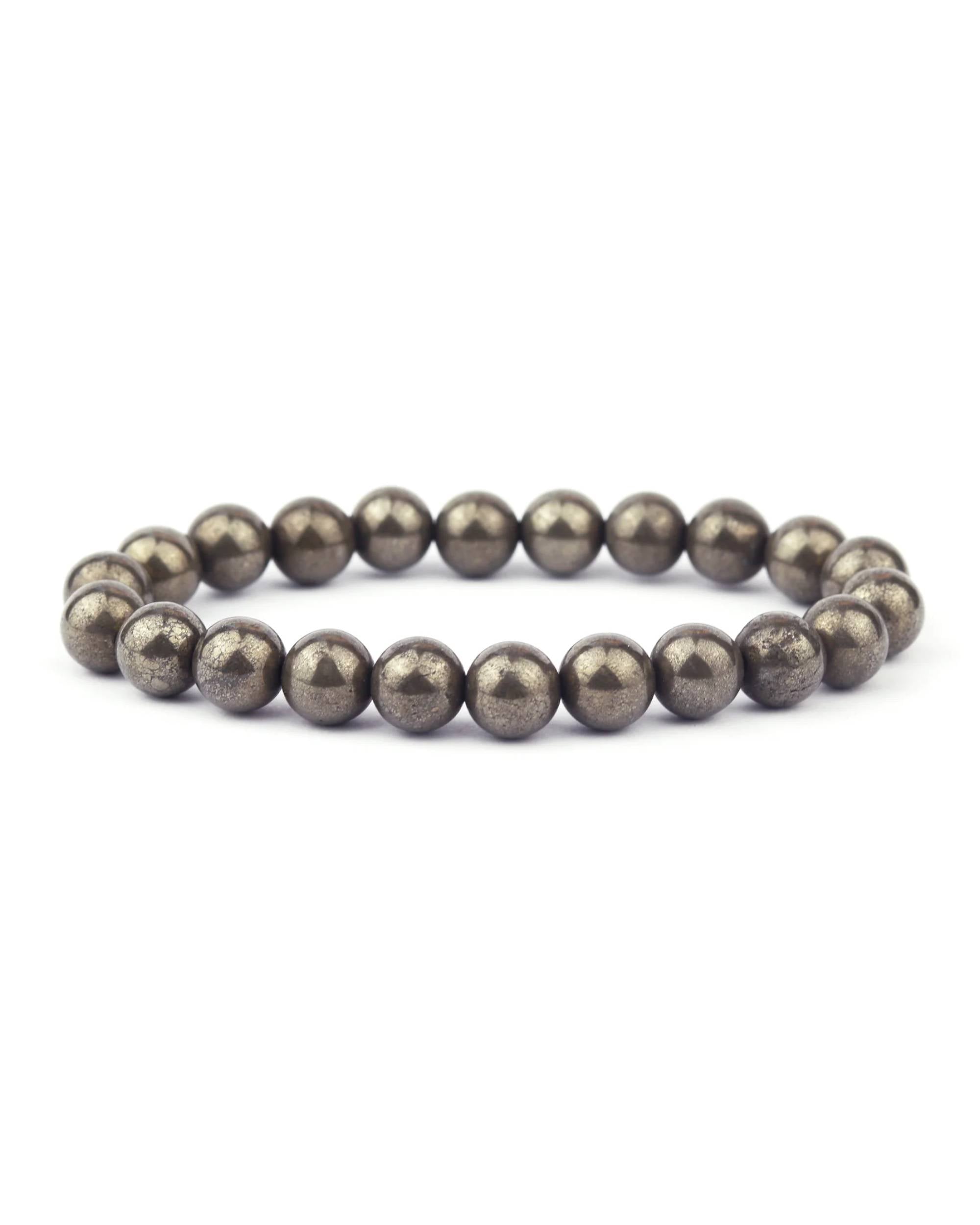 Pyrite 8mm Bracelet