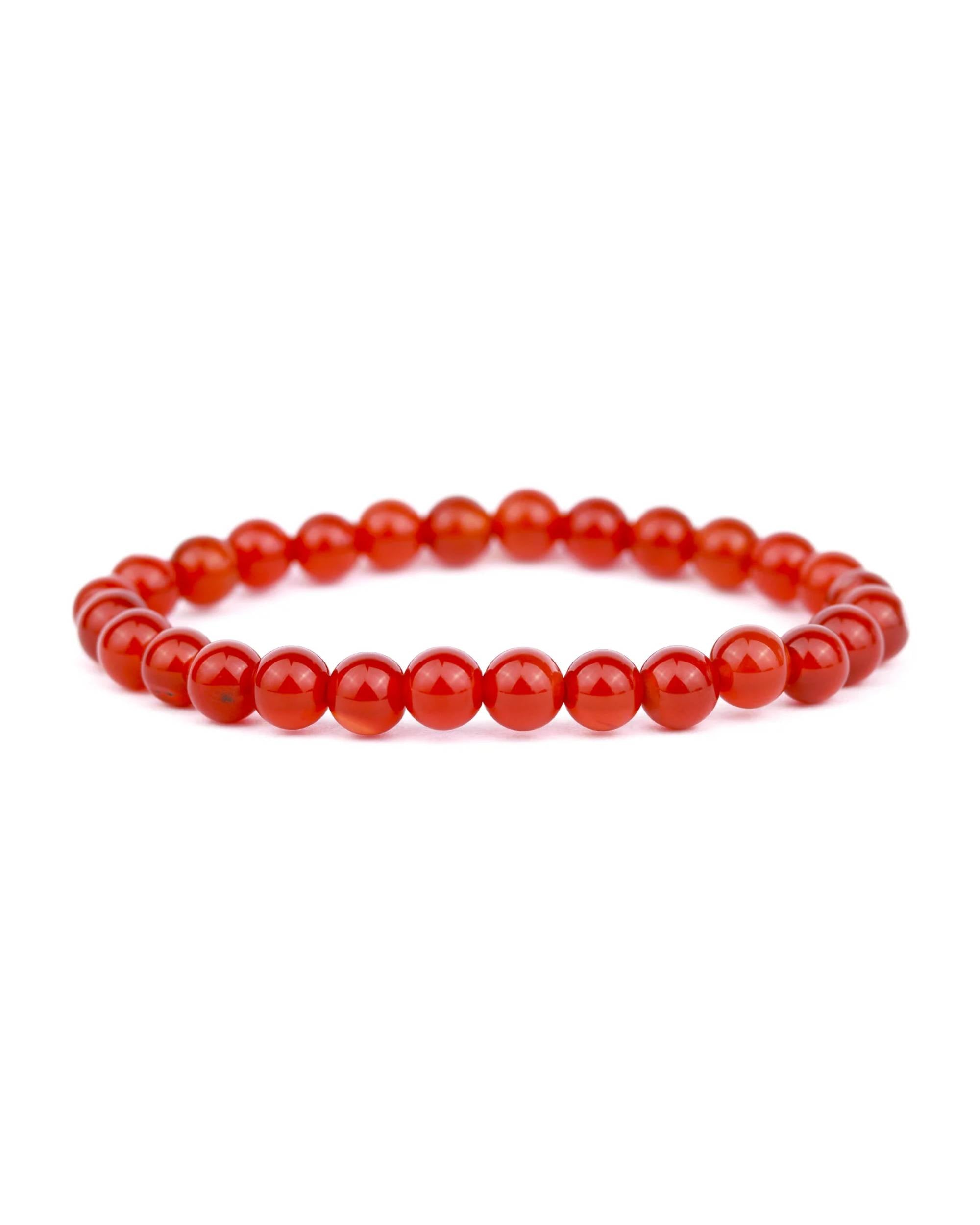 Red Carnelian 6mm Bracelet
