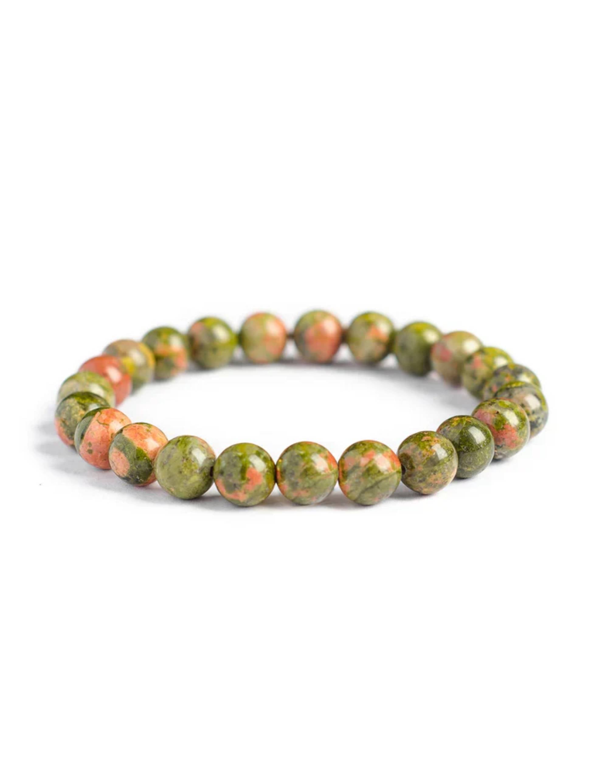 Unakite 8mm Bracelet