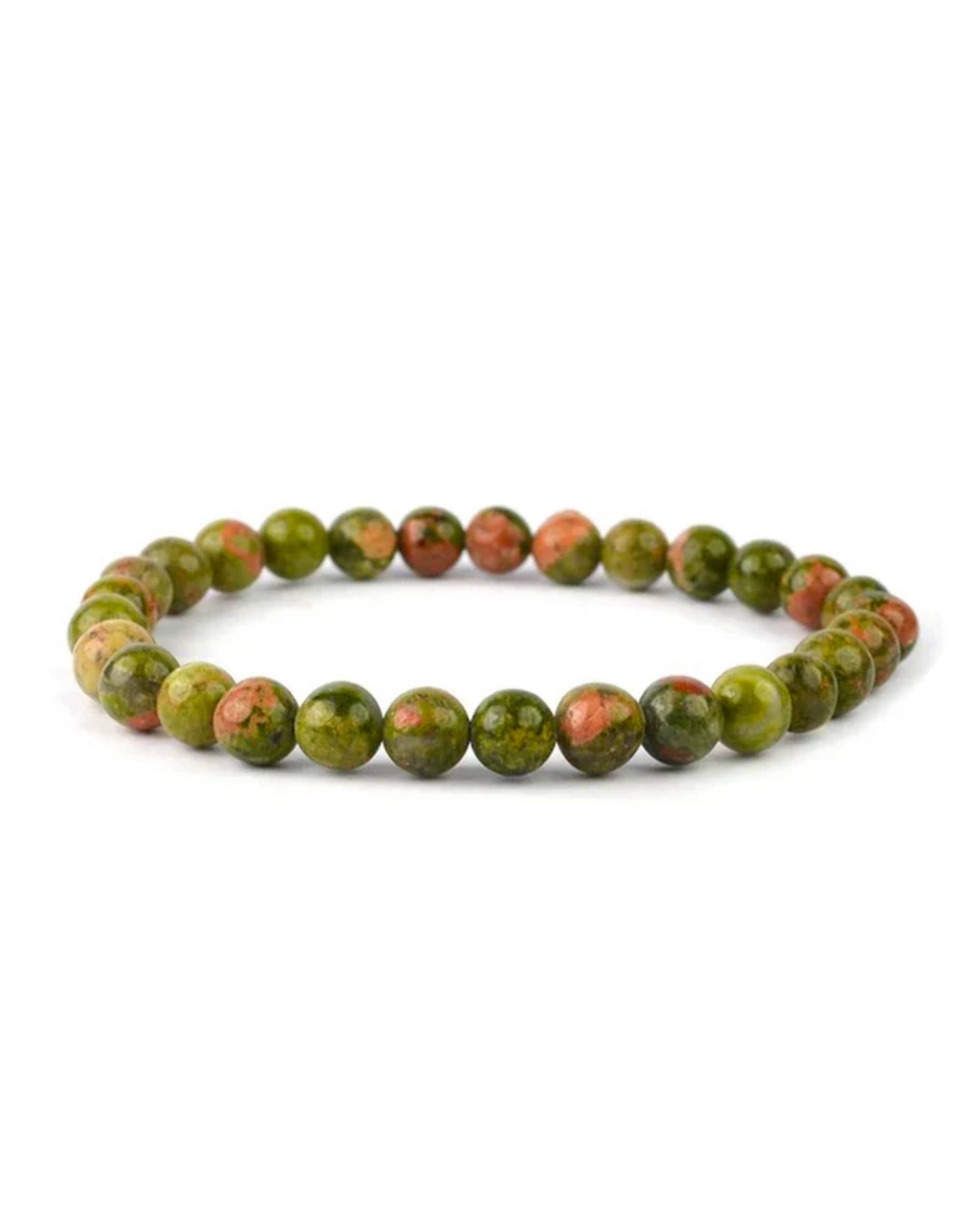 Unakite 6mm Bracelet